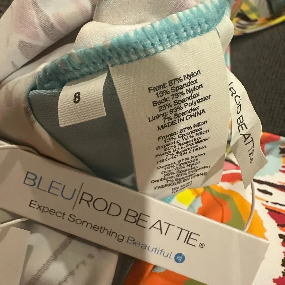 Bleu by Rod Beattie Break The Mold Halter Tankini Top Swimwear